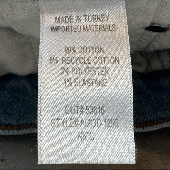 AGOLDE Nico High Rise Slim Fit in Embark, Size 25 - Picture 9 of 12